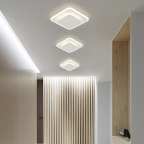 Modern Acrylic Iron LED Flush Mount Ceiling Lights for Bedroom