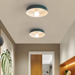 Contemporary Art Decor Iron Round LED Flush Mount Ceiling Lights