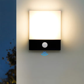 Modern Waterproof IP65 PIR LED Outdoor Wall Lights for Garden