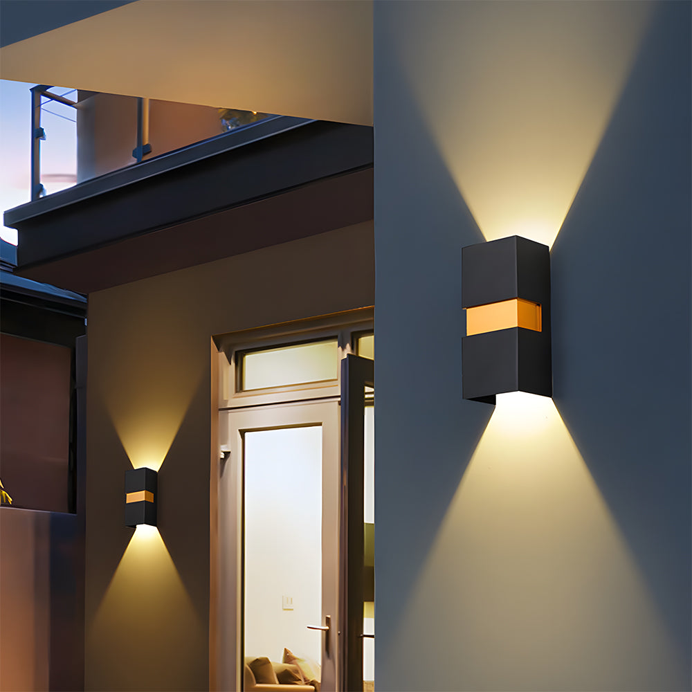 Double Heads Entrance LED Outdoor Exterior Wall Lamp