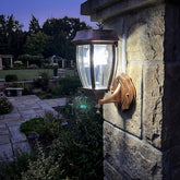 Dusk-to-Dawn Solar Outdoor Wall Lights for Garden Porch Entrance