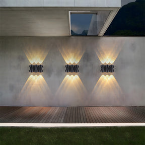 Modern Outdoor LED Up and Down Wall Lights for Garage Patio