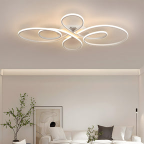 Modern Semi Flush Mount LED Ceiling Lights for Bedroom