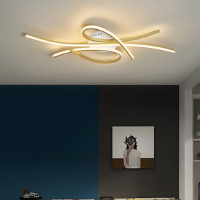 Unique Creative Musical Notes Living Room LED Ceiling Lamp