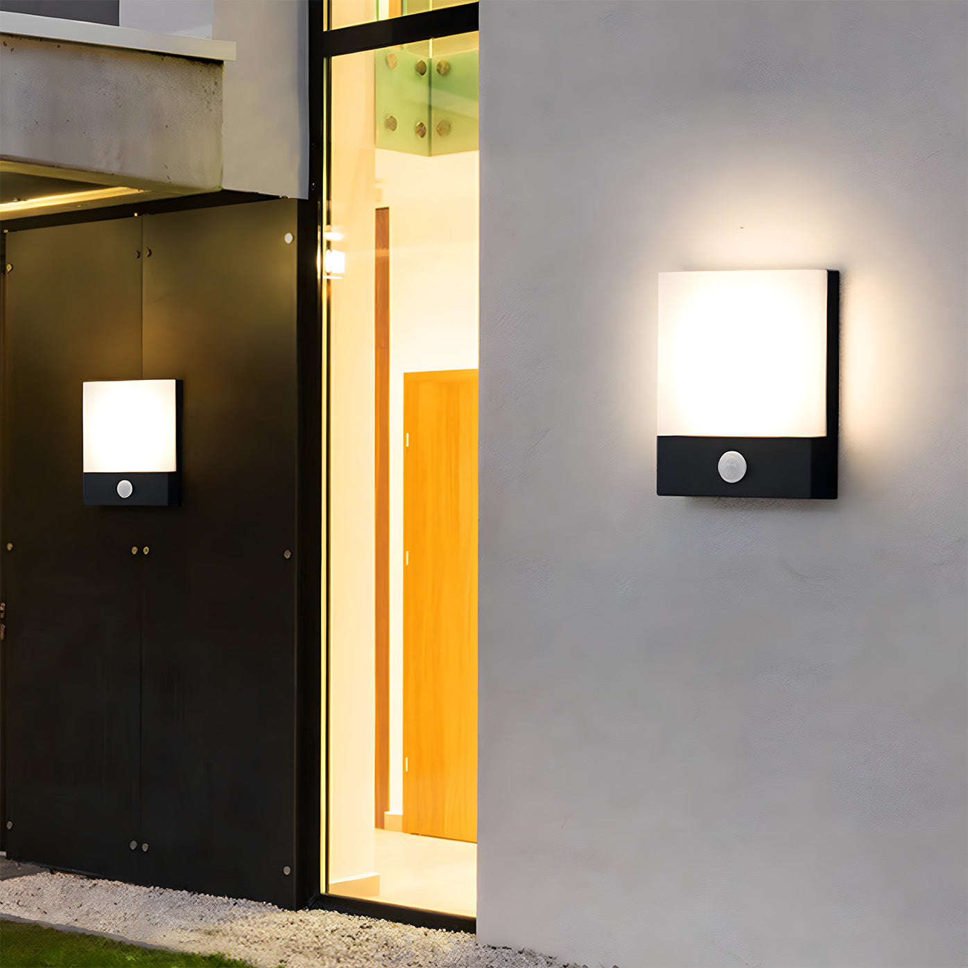 Modern Waterproof IP65 PIR LED Outdoor Wall Lights for Garden