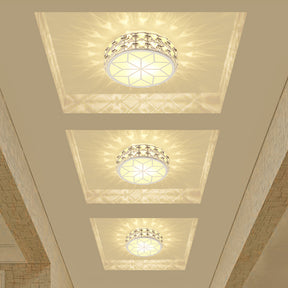 Circle LED Flush Ceiling Lights for Hallway
