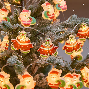 Santa Claus Christmas Tree Snowman Decorative String Lights