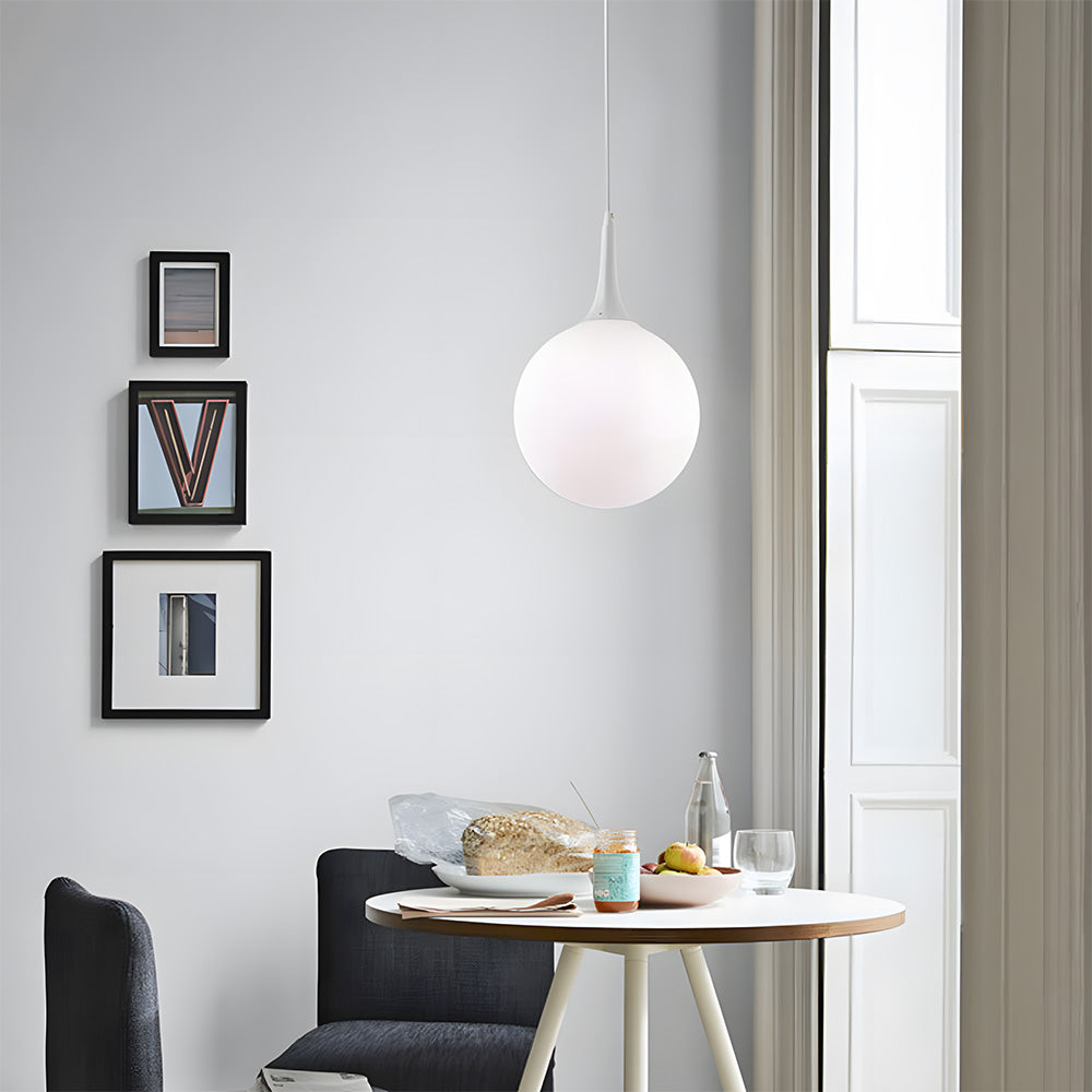 Globe Pendant Light, Modern Spherical Chandeliers for Dining Area Kitchen