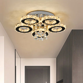 Modern Crystal Chandelier Ceiling Light for Dining Room Living Room
