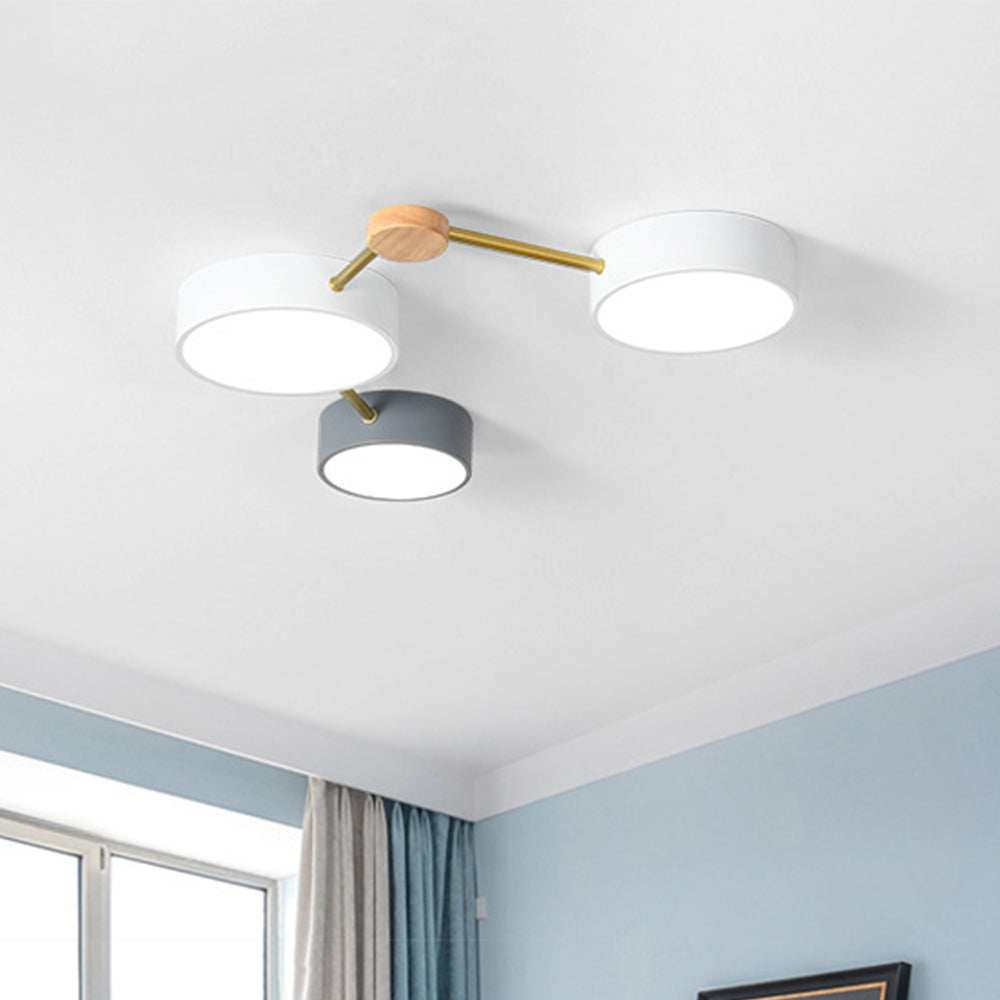 Nordic Creative Multi Head LED White Ceiling Light