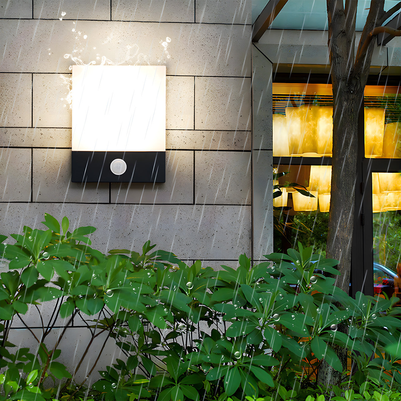 Modern Waterproof IP65 PIR LED Outdoor Wall Lights for Garden