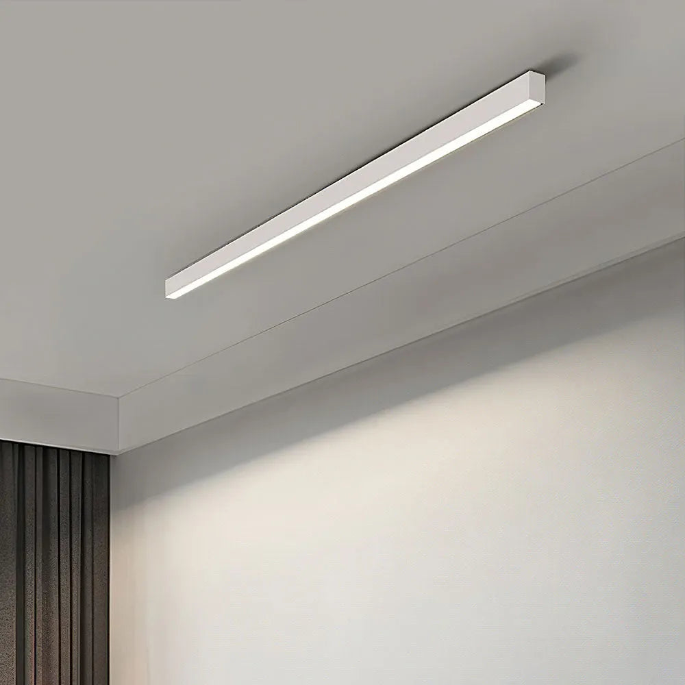 Contemporary Minimalist Long Strip LED Ceiling Lamp For Living Room