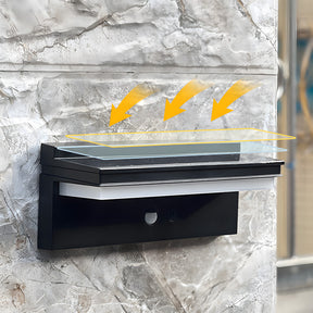 Modern ABS Led Solar Sensor Outdoor Wall Lights for Hallway Patio Porch