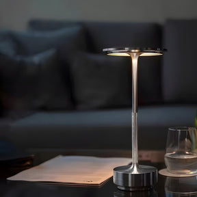 Flying Saucer Aluminium Rechargeable Table Lamp for Bedroom Kitchen