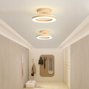 Acrylic Round LED Ceiling Light For Hallway Entrance