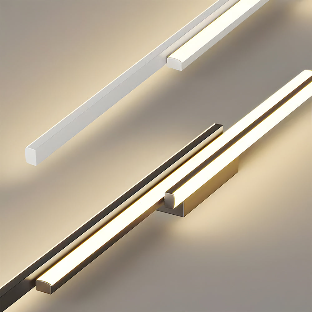 Modern Minimalist Linear LED Ceiling Lamp, Close-to-Ceiling Lights for Living room & Bedroom