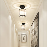 Mini Cylinder Crystal Hallway Ceiling Lights