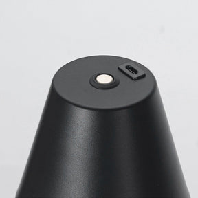 Tall-Stem Mushroom Acrylic Rechargeable Touch Control Table Lamp for Bedroom