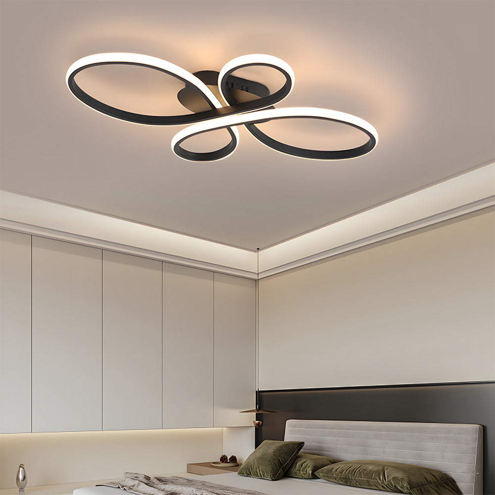 Modern Semi Flush Mount LED Ceiling Lights for Bedroom