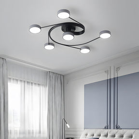 Modern Flush Mount Chandelier Nordic Ceiling Light Fixture