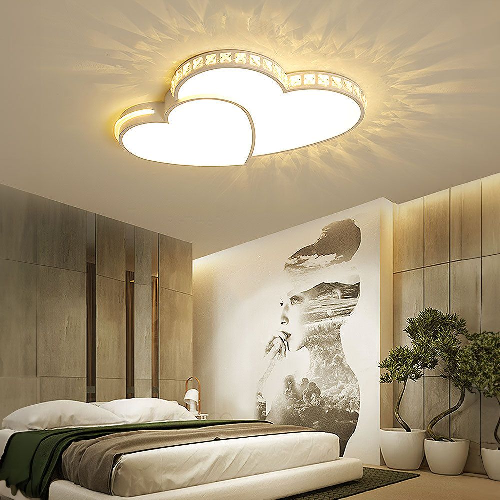 Modern Acrylic Art Deco Led Ceiling Lights For Bedroom