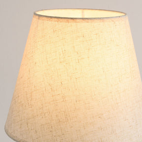 Modern Simple Fabric White Mini Table Lamp