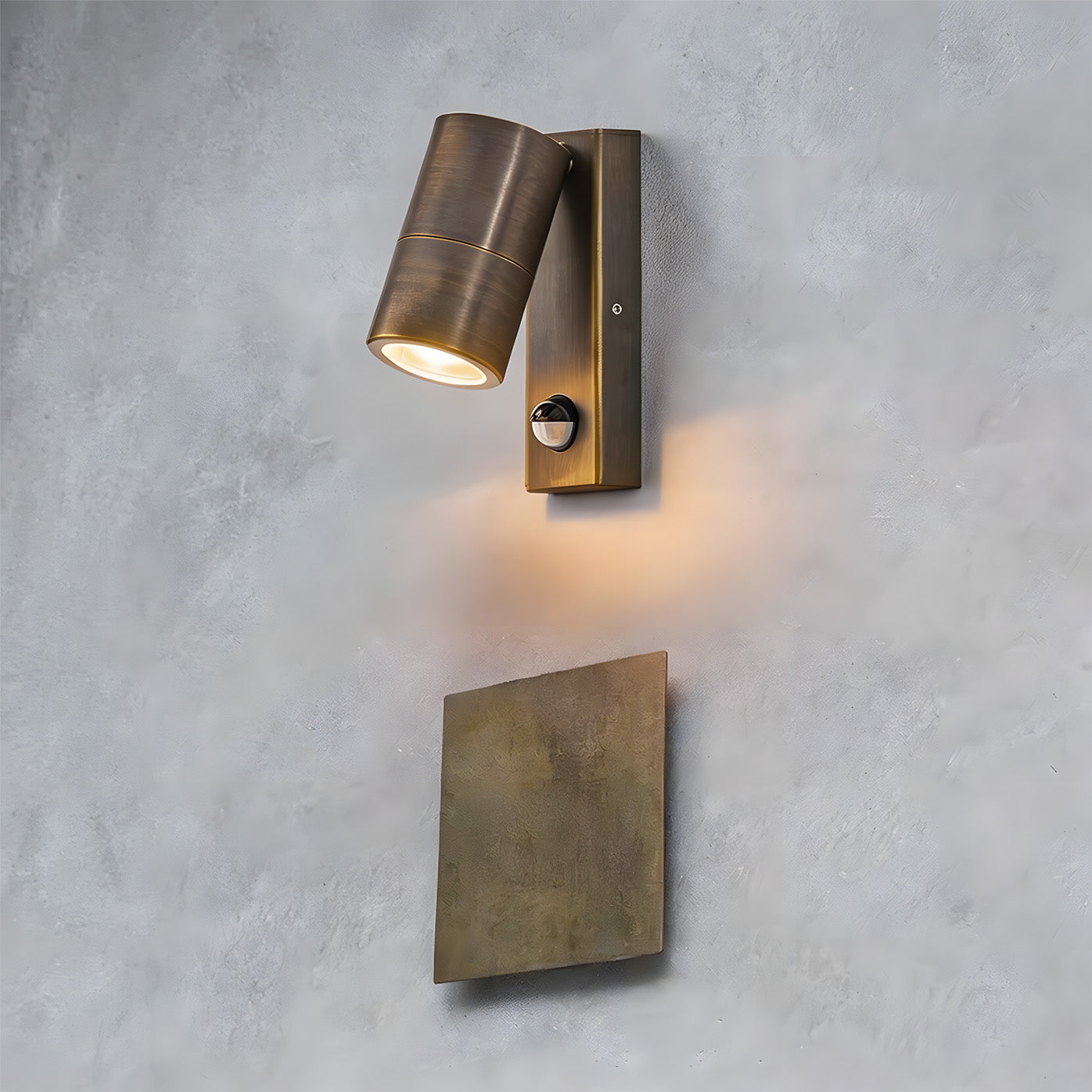 Modern Copper IP65 Dusk-to-Dawn LED Outdoor Wall Lights