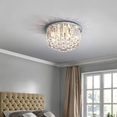 Modern Crystal Droplets Flush Crystal Ceiling Lights