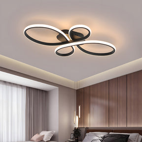 Modern Semi Flush Mount LED Ceiling Lights for Bedroom