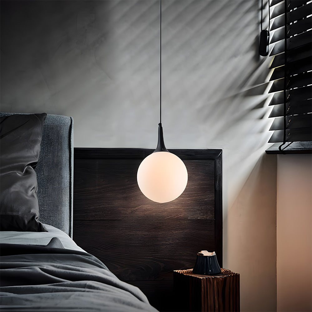 Globe Pendant Light, Modern Spherical Chandeliers for Dining Area Kitchen