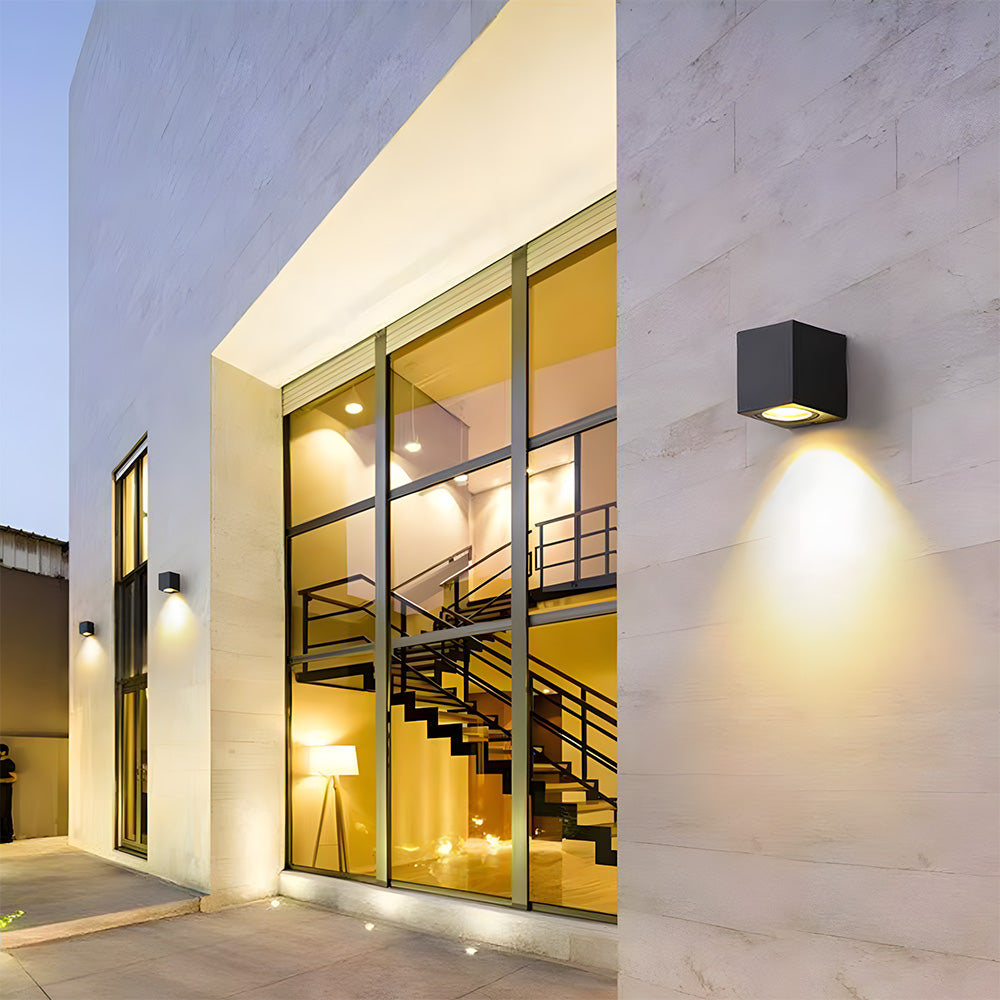 Minimalist IP65 Outdoor Wall Lights in Black