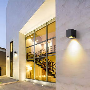 Minimalist IP65 Outdoor Wall Lights in Black