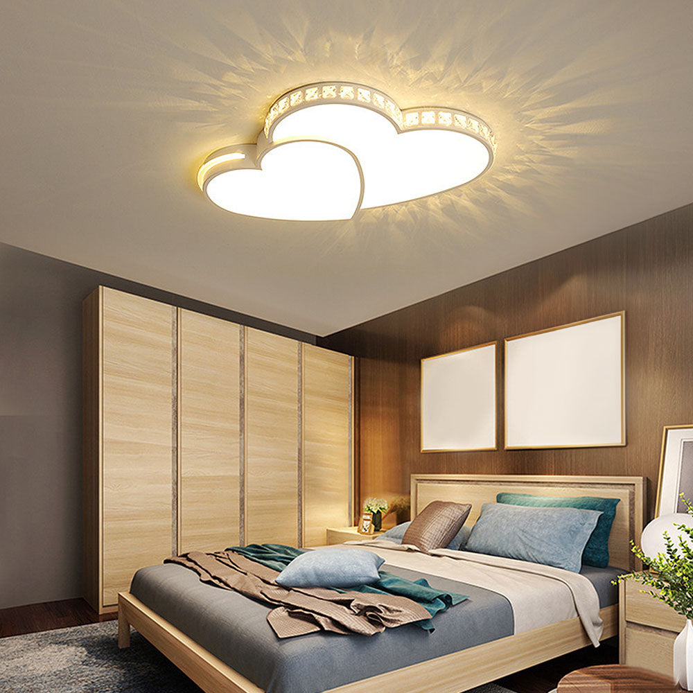 Modern Acrylic Art Deco Led Ceiling Lights For Bedroom