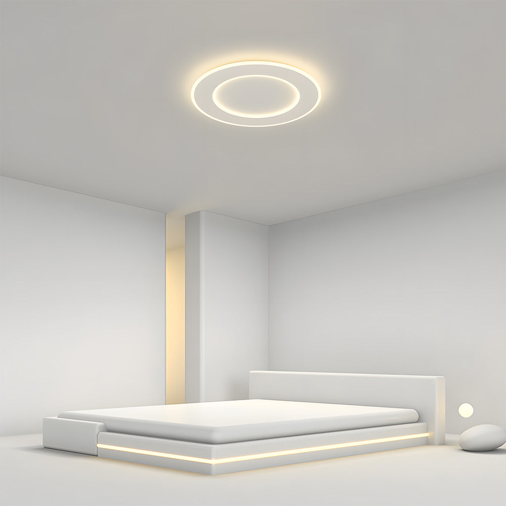 Minimalist White Acrylic LED Living Room Ceiling Lights