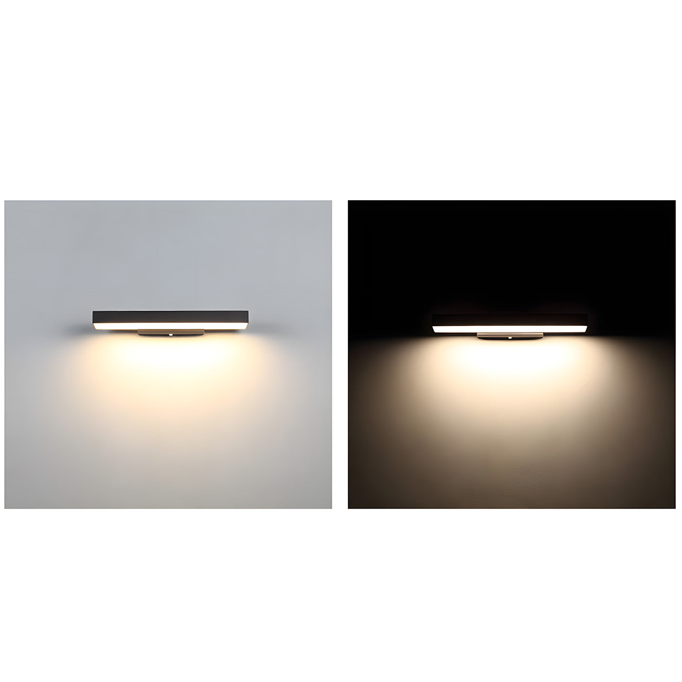 Modern IP54 Waterproof Linear PIR Motion Sensor LED Outdoor Wall Lights for Patio