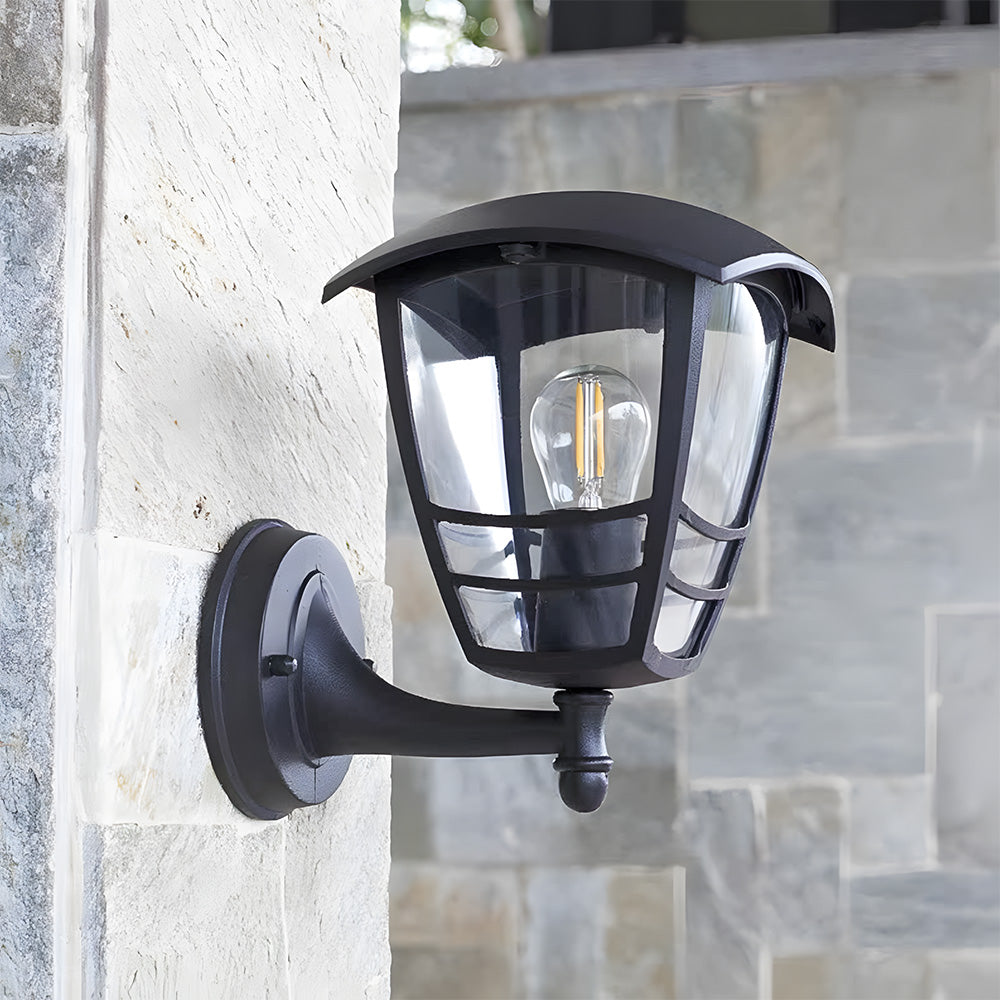 IP44 Weather-resistant Black Outdoor Lights for Garden