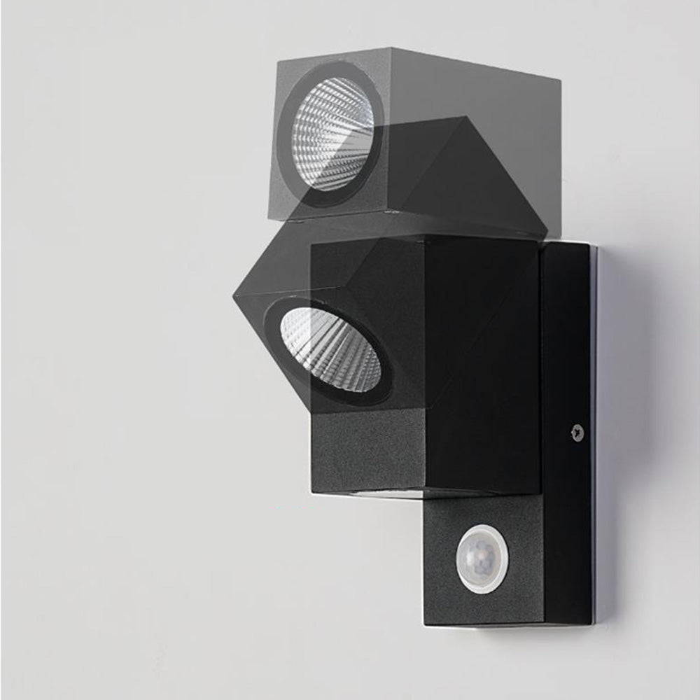 Up and Down LED Outdoor Wall Lights with Motion Sensor for Porch Patio