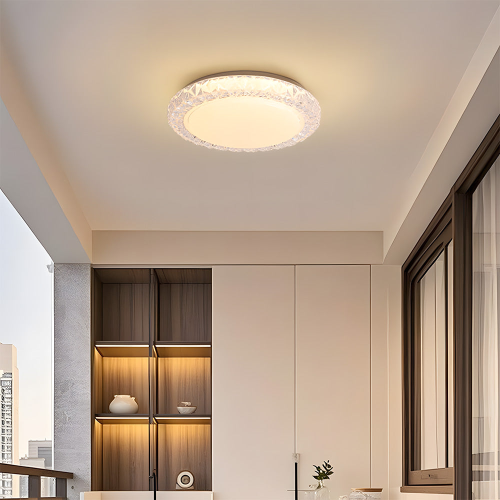 Acrylic Iron Dimmable LED Flush Mount Ceiling Lights for Living room