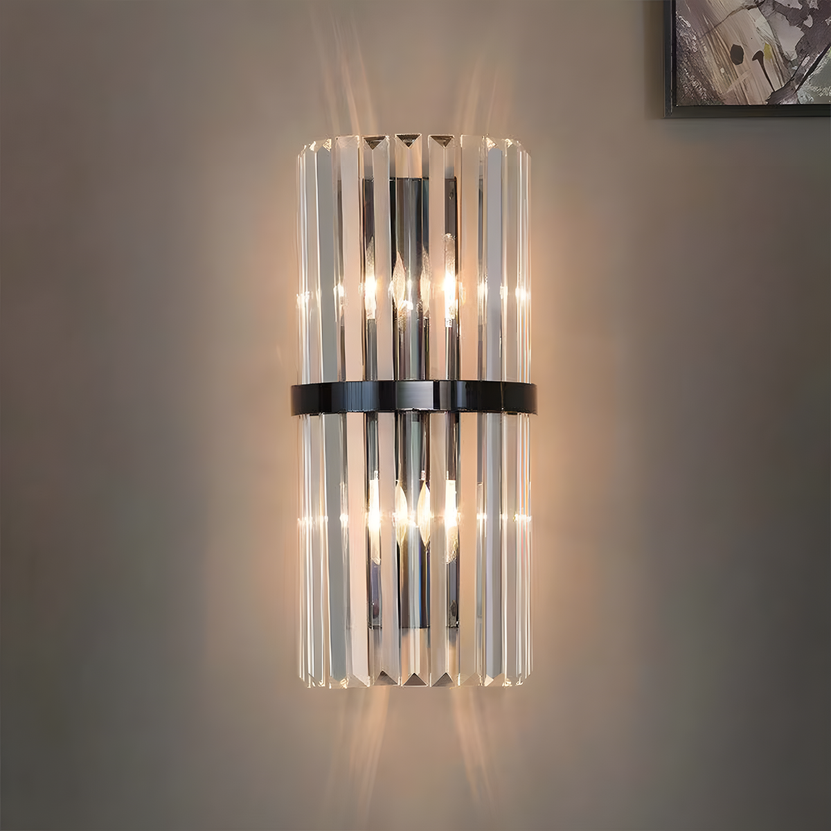 Modern Stainless Steel Luxurious Living Room Wall Lights