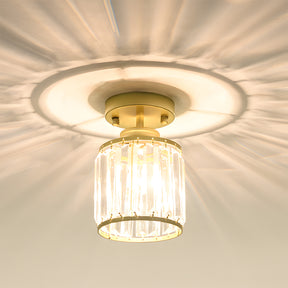 Mini Cylinder Crystal Hallway Ceiling Lights