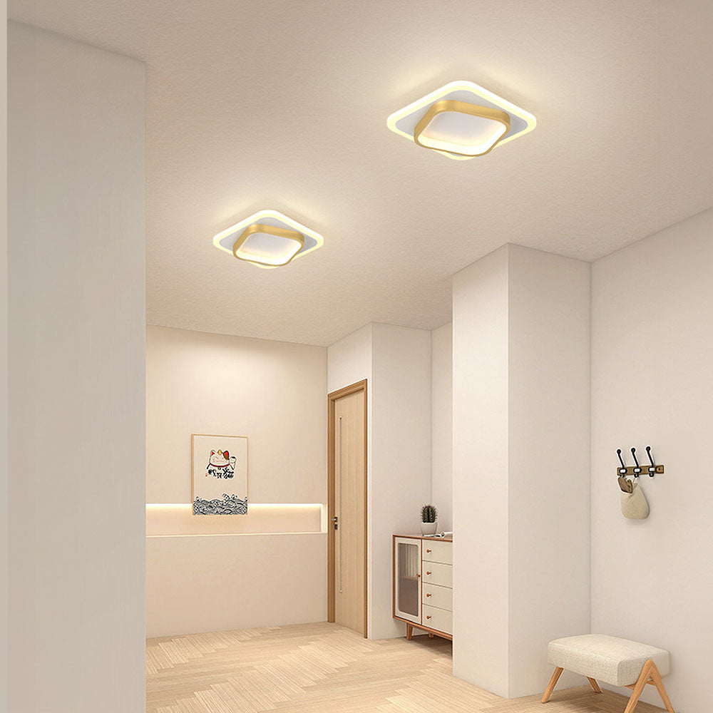 Modern Square LED Living Room Mini Ceiling Lights