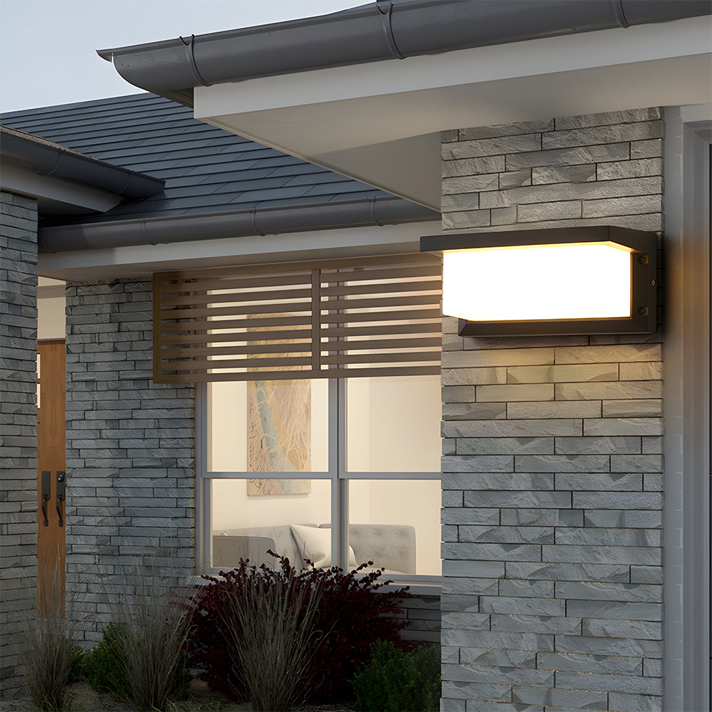 Simple Outdoor Waterproof Sensor LED Wall Light