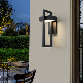 Modern Waterproof Geometric Outdoor Wall Lights for Porch Entrance