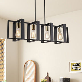 Black Modern Pendant Lighting Dining Room Farmhouse Chandelier