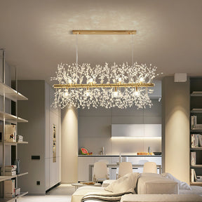 Nordic Luxury Crystal Dining Pendant Light for Kitchen Island
