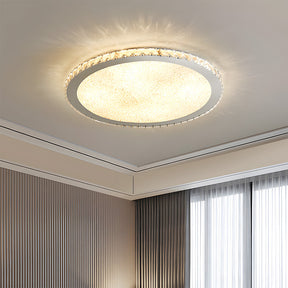 Chrome Crystal Flush Mount Ceiling Light Luxury Crystal Chandeliers
