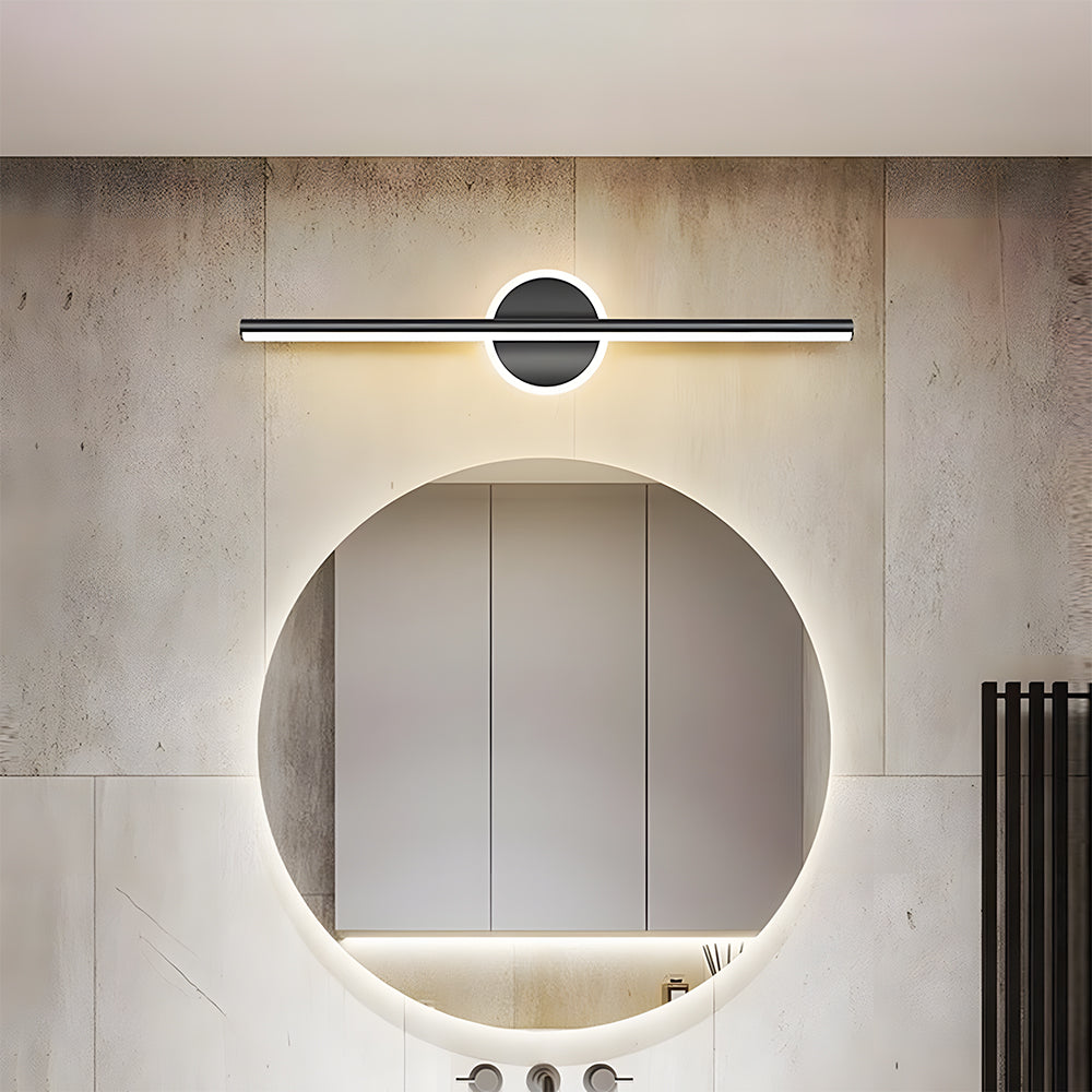Black LED Vanity Light for Bathroom Bedroom