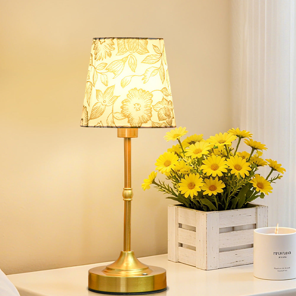 Minimalist Fabric Rechargeable Table Lamp for Living Room Bedroom