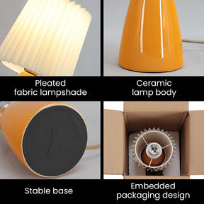 Modern Simple Fabric Create Mini Table Lamp