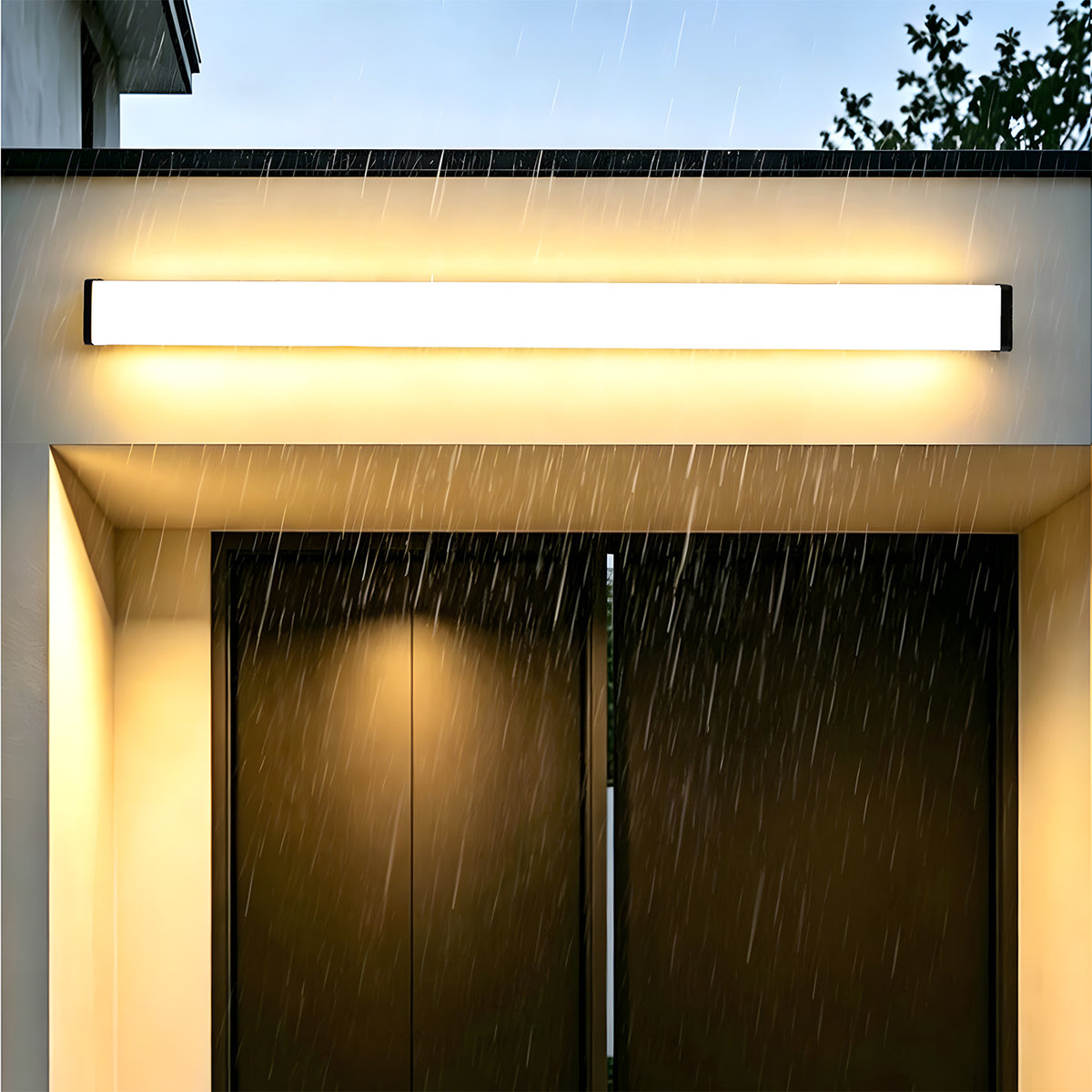 Linear Aluminium IP55 Waterproof LED Outdoor Wall Lights for Garden Patio